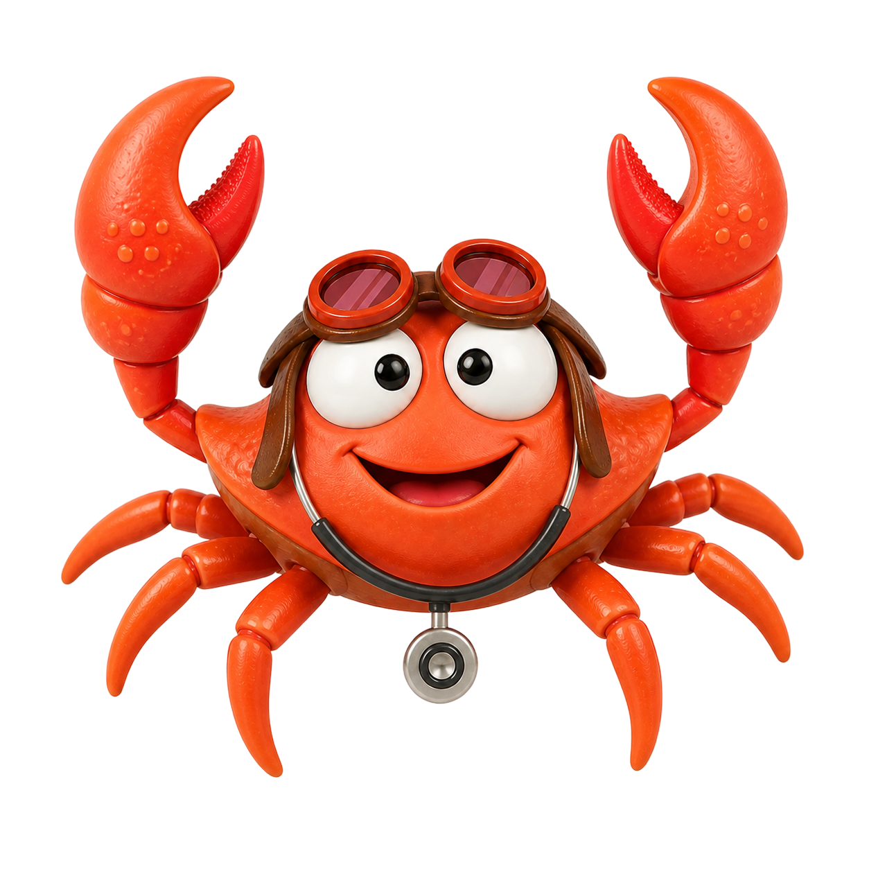 Cancer Copilot crab mascot