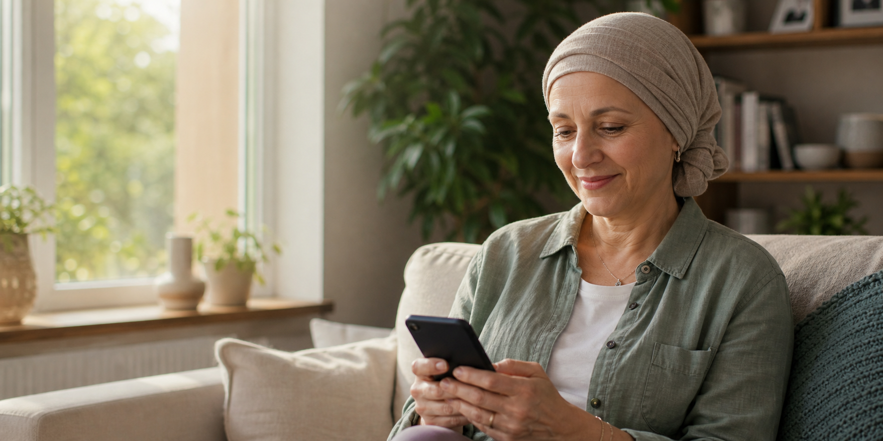 Cancer Copilot mobile app screen
