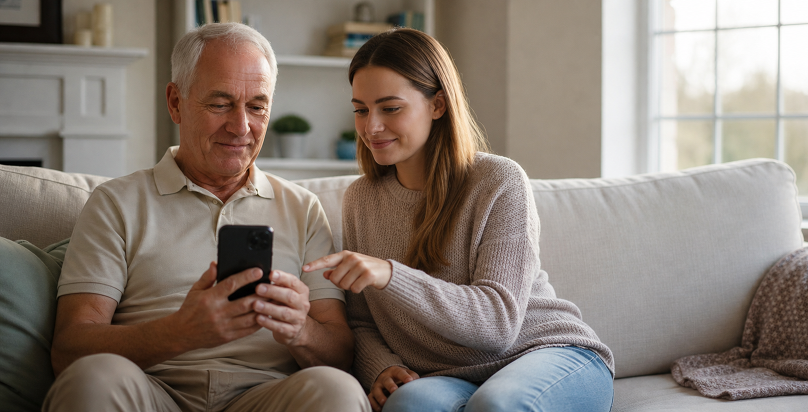 A patient and caregiver reviewing a treatment plan together